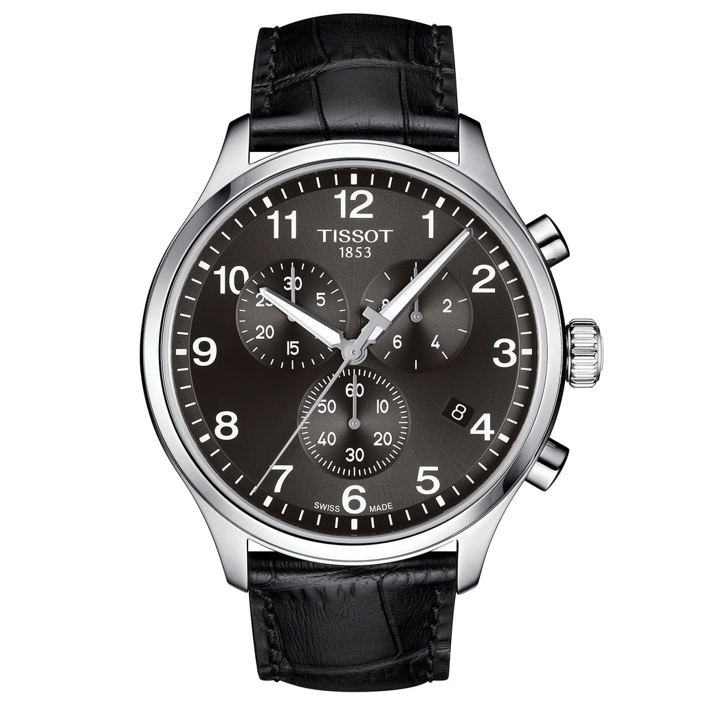 Tissot mens Tissot Chrono XL Stainless Steel Casual Watch Black